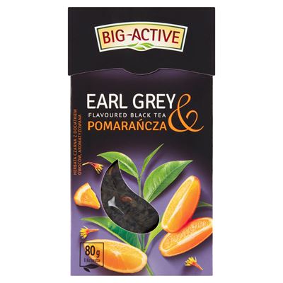 BIG-ACTIVE Earl Grey Black Tea&Pomarańcza 80g
