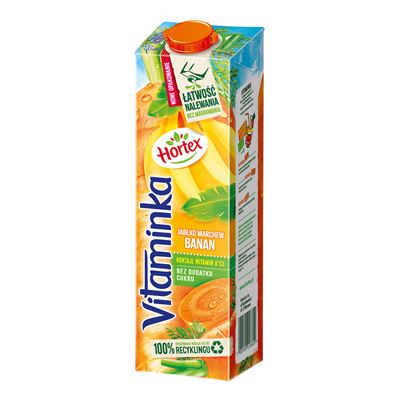 VIT Vitaminka Sok jabłko marchew banan 6 x 1 l