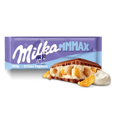 Milka MMMAX czekolada crispy joghurt 300g