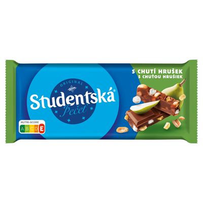 STUDENTSKA Czekolada mleczna z gruszką 170g