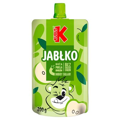 KUBUŚ Mus Jabłko 10x200g