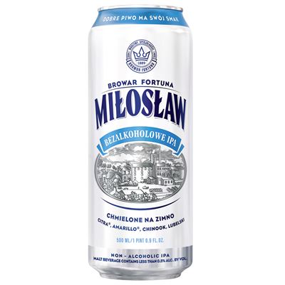 MIŁOSŁAW IPA bezalkoholowe 24 x 500 ml