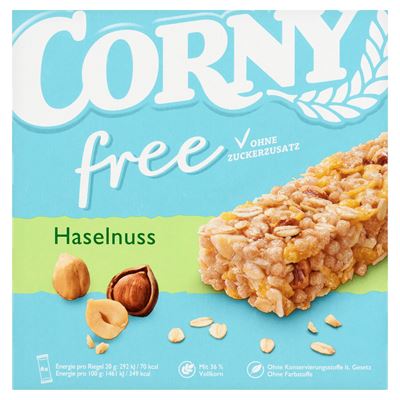 CORNY Baton zbożowy Orzech 6 x 20 g