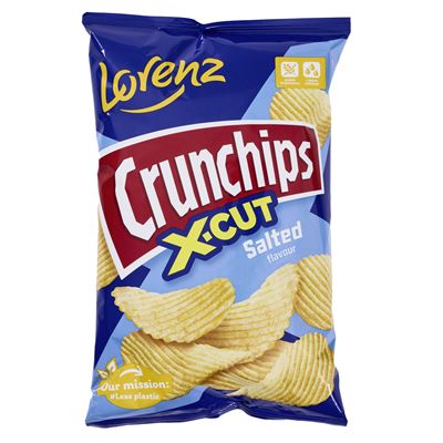 Crunchips Chipsy X-Cut Salted 130 g