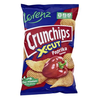 Crunchips Chipsy X-Cut Paprika 130 g