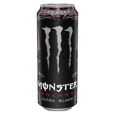 MONSTER Energy Ultra Black Napój energetyzujący bez cukru 12 x 500 ml [kaucja]