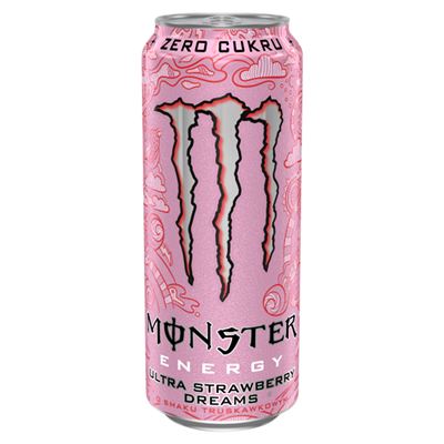 MONSTER Energy Ultra Strawberry Dreams Napój energetyzujący 12 x 500 ml puszka [kaucja]