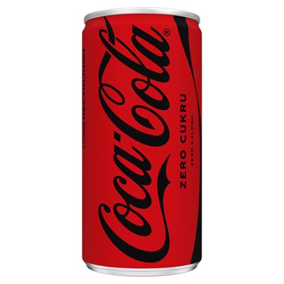 Coca-Cola Zero Napój gazowany 24 x 200 ml puszka [kaucja]