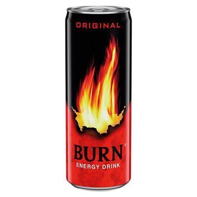 BURN Original Napój energetyzujący 12 x 250 ml puszka [kaucja]