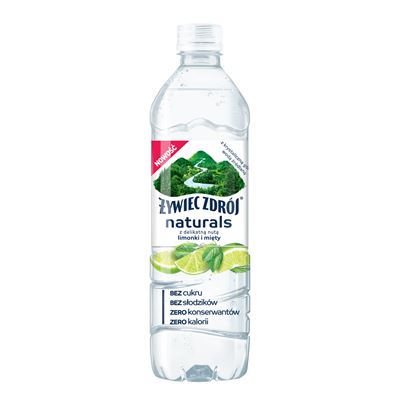 ŻYWIEC ZDRÓJ Naturals limonka i mięta Napój niegazowany 6x500 ml [kaucja]