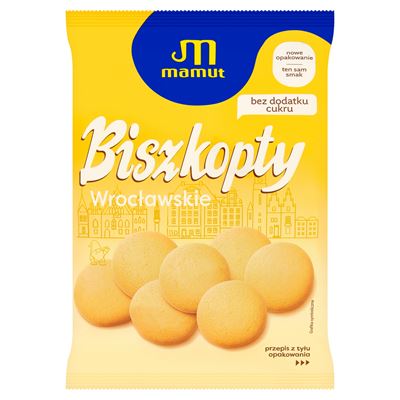 mamut Biszkopty wrocławskie Bez cukru 100 g