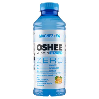 OSHEE Vitamin Water zero magnez + B6 cytryna pomarańcza Napój niegazowany 6 x 555 ml [kaucja]