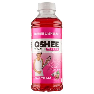 OSHEE Vitamin Water czerwone winogrono dragonfruit Napój niegazowany 6 x 555 ml [kaucja]