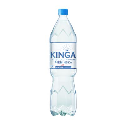 KINGA PIENIŃSKA Woda mineralna niegazowana niskosodowa 6 x 1,5 l [kaucja]