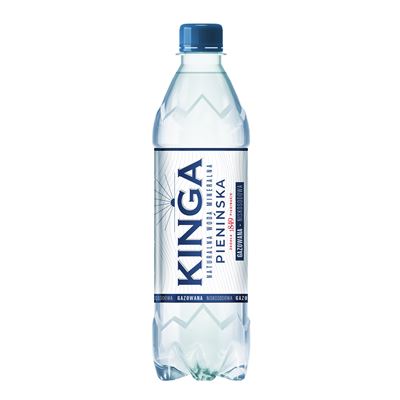 KINGA PIENIŃSKA Woda mineralna gazowana niskosodowa 12 x 500 ml [kaucja]