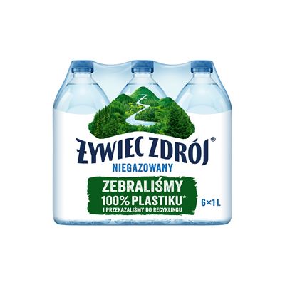ŻYWIEC ZDRÓJ Woda źródlana niegazowana 6 x 1 l [kaucja]