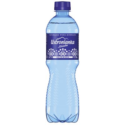 Ustronianka Biała Woda mineralna gazowana 12 x 500 ml [kaucja]