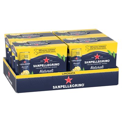 SAN PELLEGRINO LIMONATA Napój gazowany 24 x 330 ml puszka [kaucja]