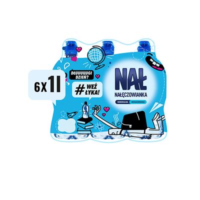 NAŁĘCZOWIANKA SportCap Woda mineralna niegazowana 6 x 1 l [kaucja]