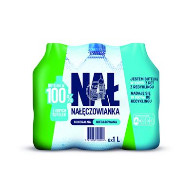 NAŁĘCZOWIANKA Woda mineralna niegazowana 6 x 1 l [kaucja]