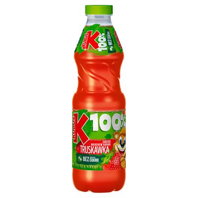 KUBUŚ Sok 100% jabłko marchew banan truskawka 6 x 850 ml [kaucja]