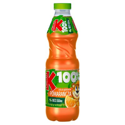 KUBUŚ Sok 100% jabłko marchew pomarańcza 6 x 850 ml [kaucja]