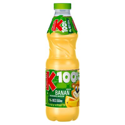 KUBUŚ Sok 100% jabłko banan brzoskwinia marchew 6 x 850 ml [kaucja]