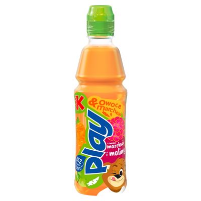 KUBUŚ PLAY! Napój Marchewka malina jabłko limetka 12 x 400 ml [kaucja]
