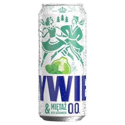 ŻYWIEC Bezalkoholowy napój piwny miętaż & nuta bergamotki 4 x 500 ml [kaucja]