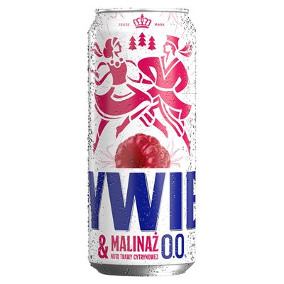 ŻYWIEC Bezalkoholowy napój piwny maliniaż & nuta trawy cytrynowej 4 x 500 ml [kaucja]
