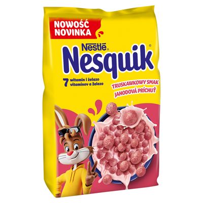 Nesquik Zbożowe kuleczki truskawkowy smak 450 g