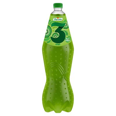 ZBYSZKO 3 Owoce Kiwi Napój gazowany 6 x 1,75 l PET [kaucja]