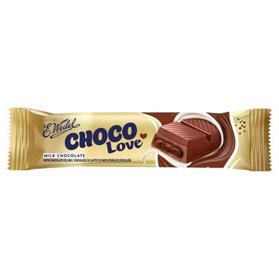 E. Wedel Baton Choco Love Mleczna czekolada 24 x 45 g