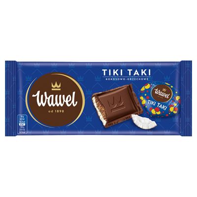 Wawel Czekolada nadziewana Tiki Taki 19 x 90 g