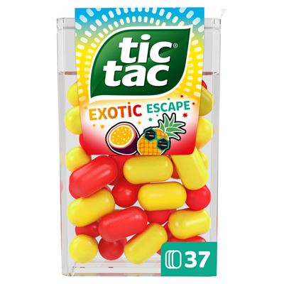 tic tac Exotic Escape draże o smaku ananasa i marakui 288 x 18 g