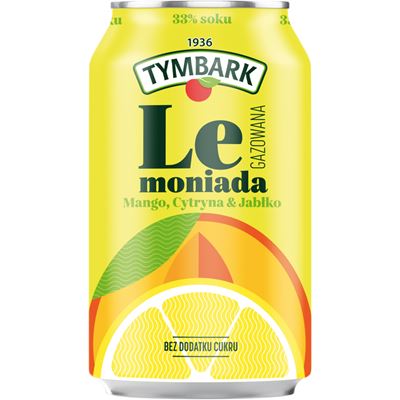 TYMBARK Lemoniada Mango, cytryna, jabłko 12 x 330 ml