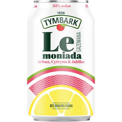 TYMBARK Lemoniada Arbuz, Cytryna, Jabłko 12 x 330 ml