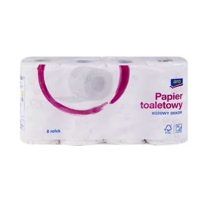 aro Papier toaletowy 8 rolek x 170 listków