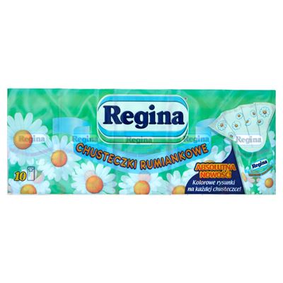 Regina Chusteczki rumiankowe 4 warstwowe 10 opakowań