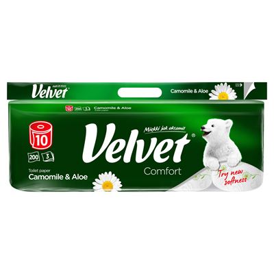 Velvet Papier toaletowy Rumianek i aloes 10 rolek