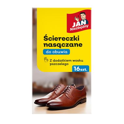 JAN Niezbędny Ścierecz kościąi nasączane wosk pszczeli 16 sztuk