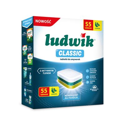 ludwik Classic Kapsułki do zmywarek lemon 55 sztuk