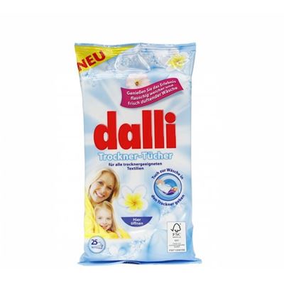 dalli Chusteczki zmiękczające do suszarki 25 sztuk 185 g