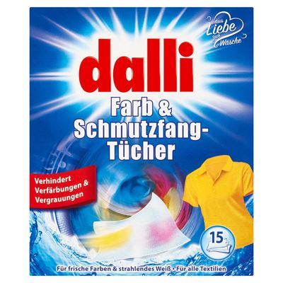 dalli Chusteczki do prania do koloru 15 sztuk 35 g