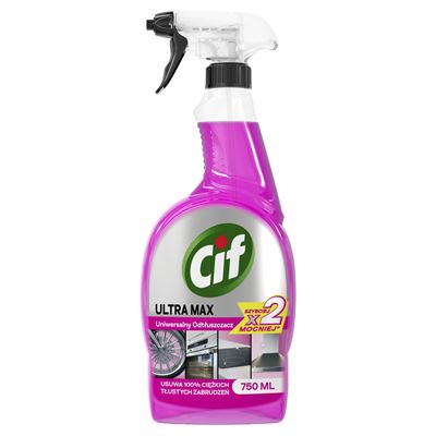 Cif Ultra Max Odtłuszczacz w sprayu Pink 752 g