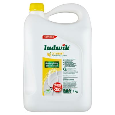 ludwik Płyn do mycia naczyń cytrynowy 5 kg
