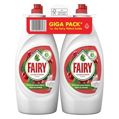 FAIRY Granat Płyn do mycia naczyń 2 x 900 ml