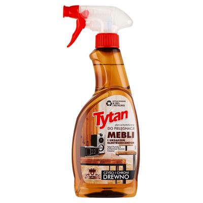 TYTAN Preparat do pielęgnacji mebli i urządzeń elektronicznych antystatyczny spray 500 g