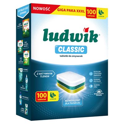 ludwik Classic Tabletki do zmywarki 100 sztuk