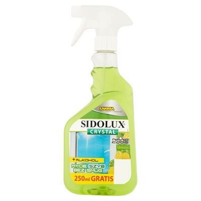 SIDOLUX Crystal Lemon Płyn do mycia szyb 750 ml